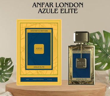 Azule Elite fragrance by Anfar with amber, musk, and woody notes