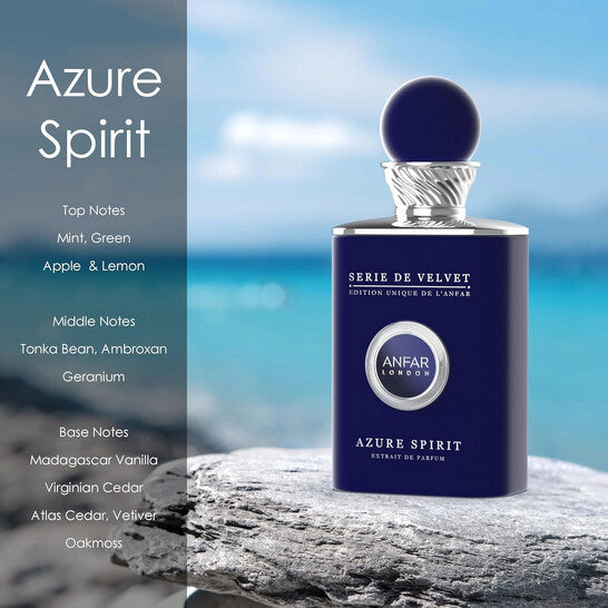 Woody aromatic men’s perfume Azure Spirit by Anfar