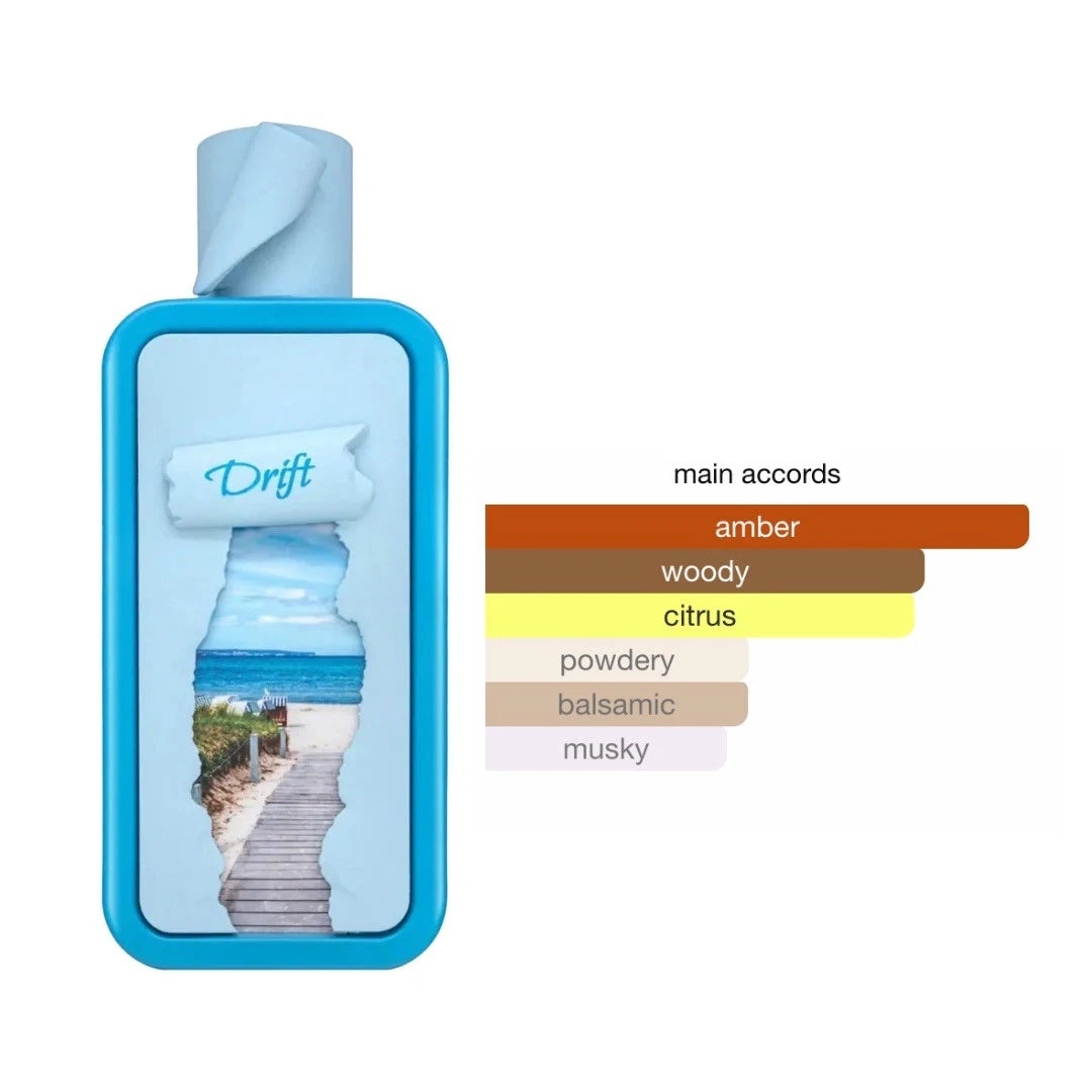Seasons Drift by Riiffs perfume bottle fresh woody citrus scent