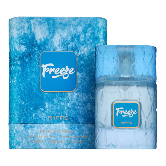 Freeze 100ml by Riiffs perfume bottle fresh citrus icy fragrance