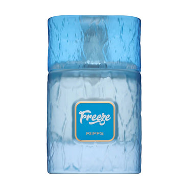 Riiffs Freeze fragrance bottle with lemon mint woody notes