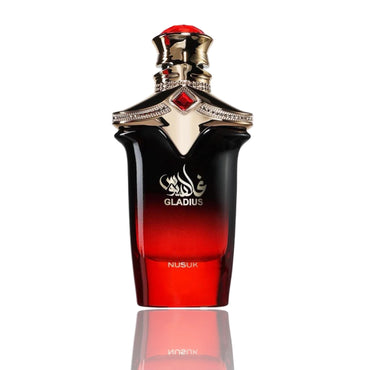 Gladius Nusuk perfume bottle with raspberry cardamom amber notes