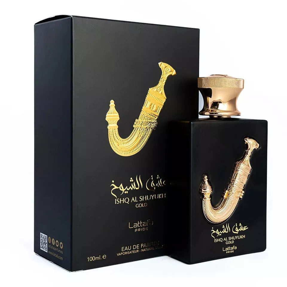Ishq Al Shuyukh Gold 100ml EDP by Lattafa Pride