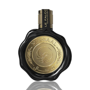 Le Falcone Mirsaal Valentine fragrance bottle with lemon mint herbal notes