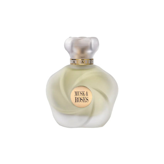Musk and Roses 75ml by Ahmed Al Maghribi luxury perfume bottle