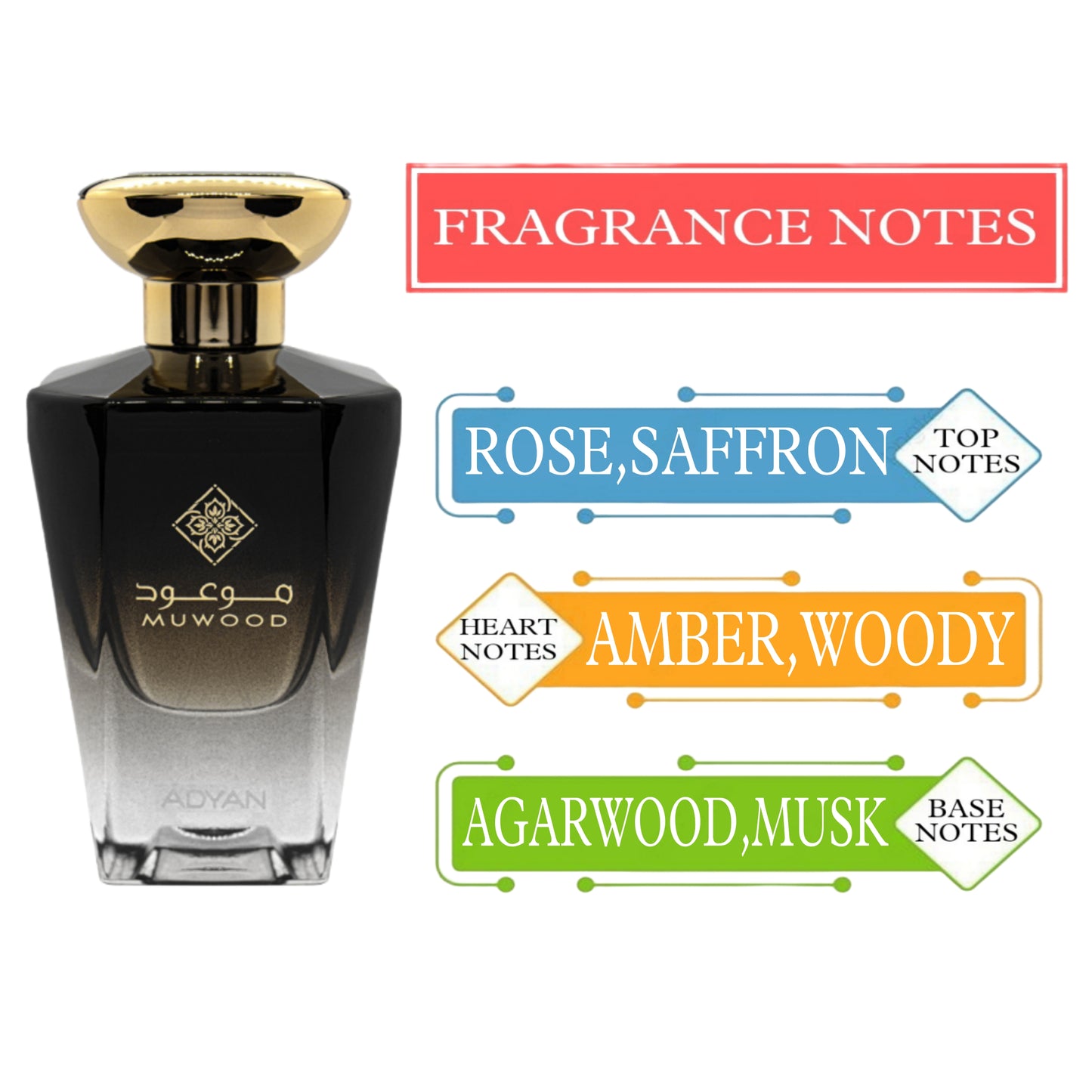Muwood Eau De Parfum 100ml By Adyan