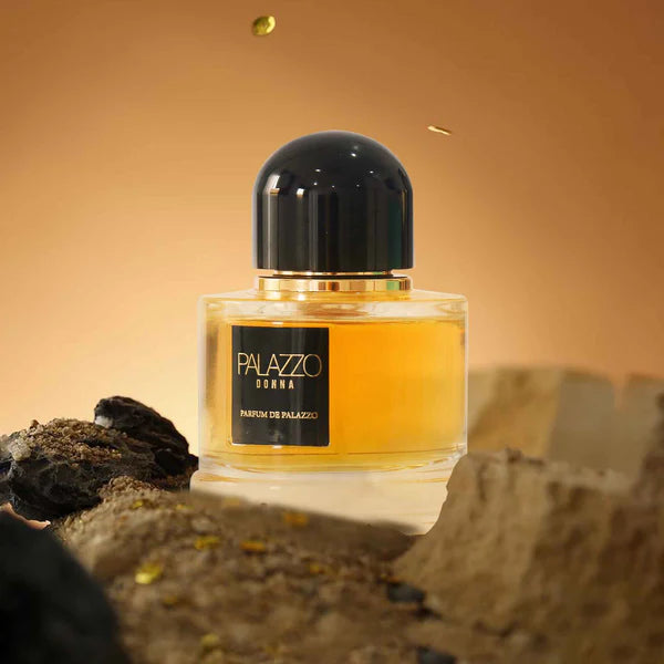 Palazzo Donna perfume packaging – elegant floral scent for women UK