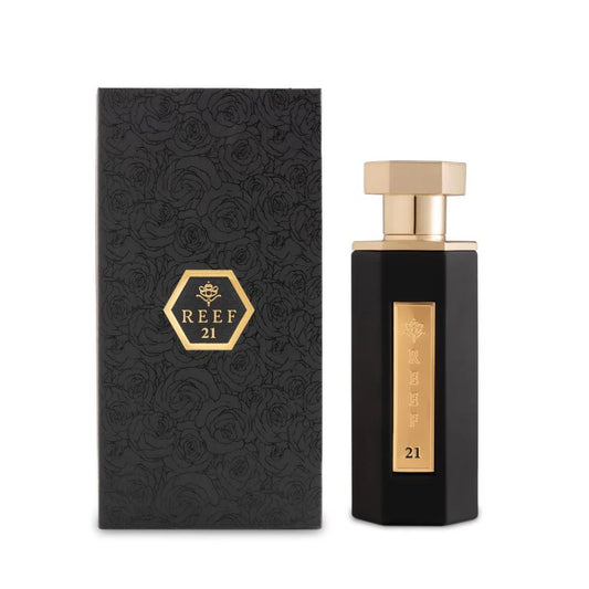 Reef 21 Eau de Parfum featuring patchouli base