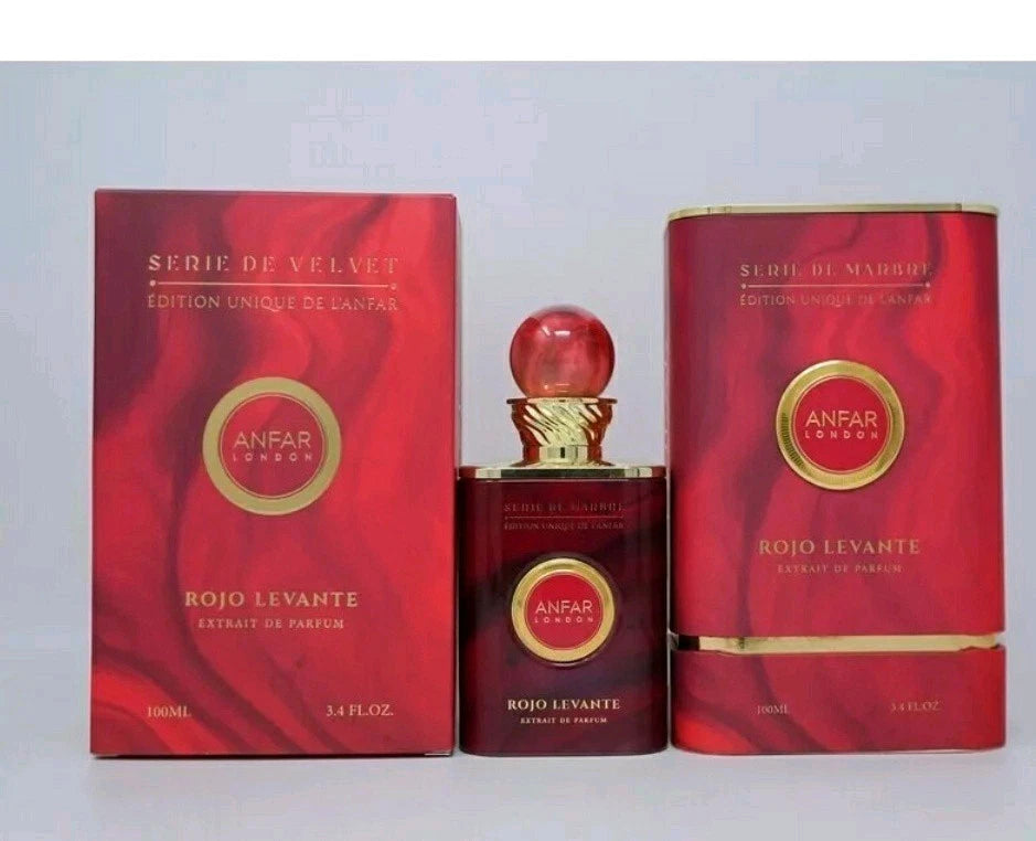 Rojo Levante Extrait de Parfum Spray 100ml By Anfar London