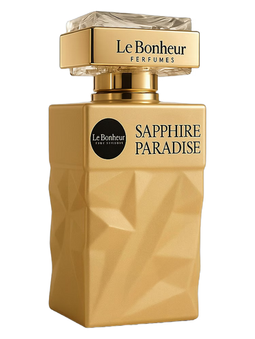 Sapphire Paradise Le Bonheur perfume bottle