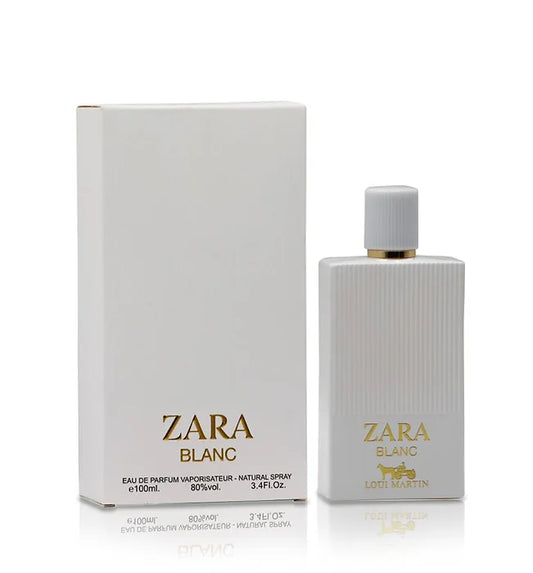 Zara Blanc 100ml by Loui Martin perfume bottle