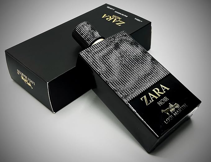 Zara Noir 100ml by Loui Martin perfume bottle with amber chocolate notes