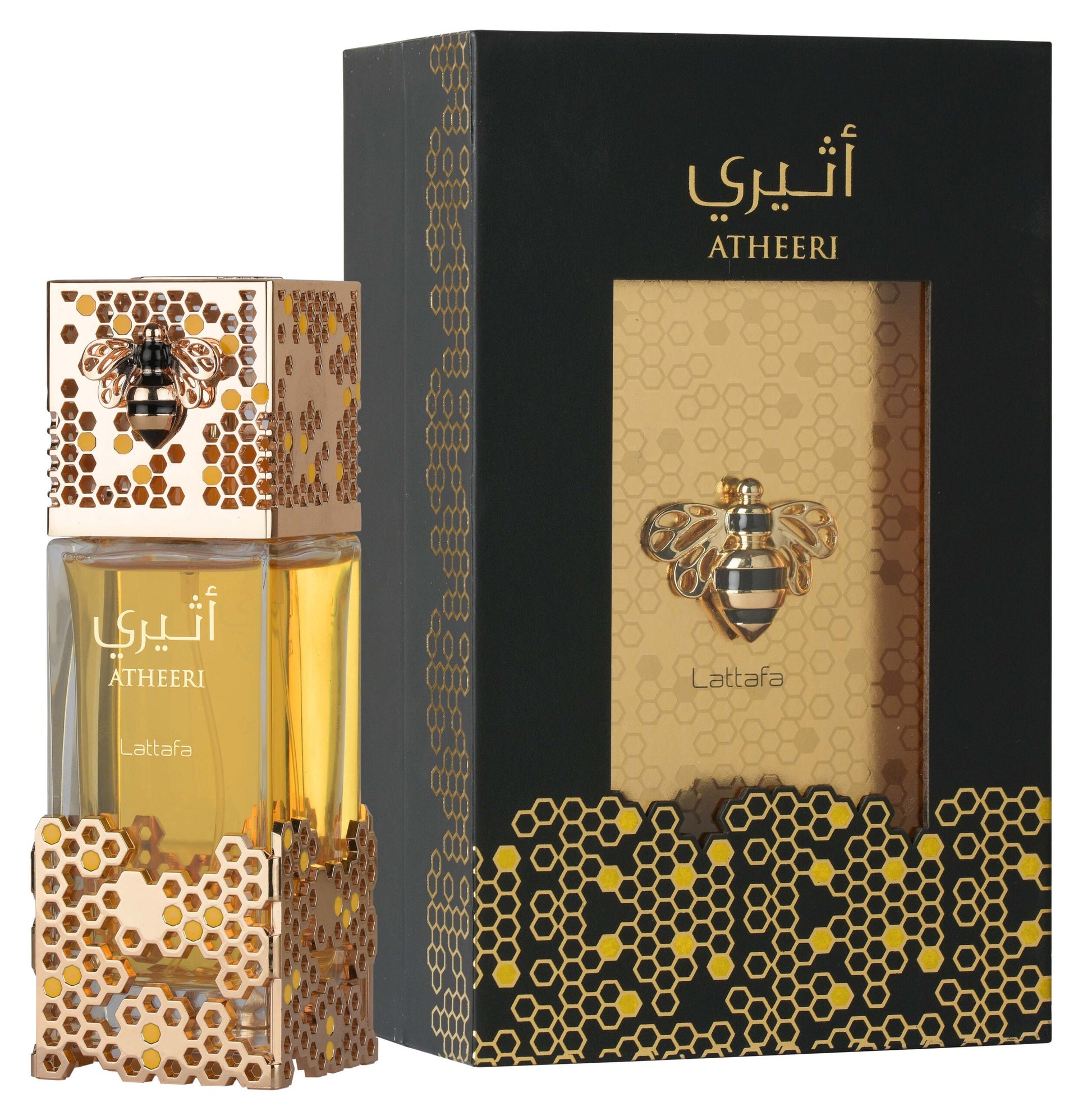 Lattafa Atheeri box and Bottle