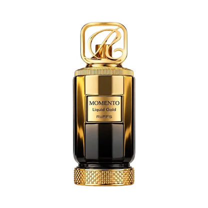 Riiffs Momento Liquid Gold perfume bottle,