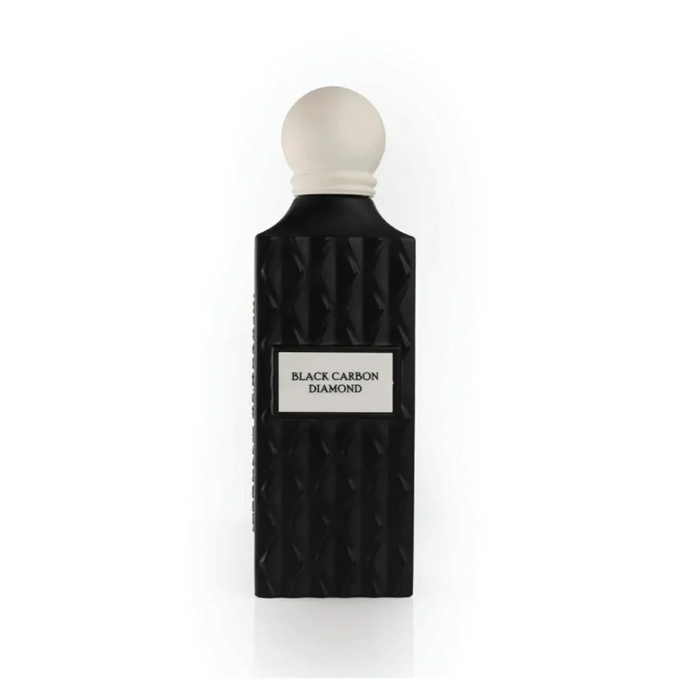 Ibrahim Al Qurashi Black Carbon Diamond bottle and packaging