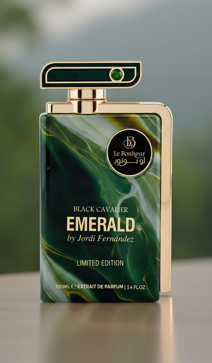 Black Cavalier Emerald by Le Bonheur Perfumes bottle