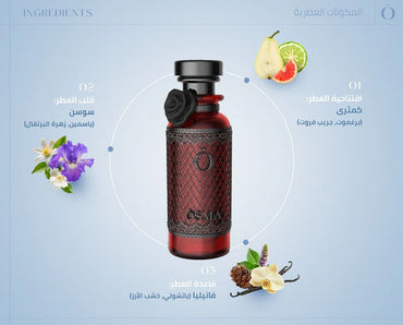 Osma Charming perfume bottle 150ml – fresh fruity and floral fragrance