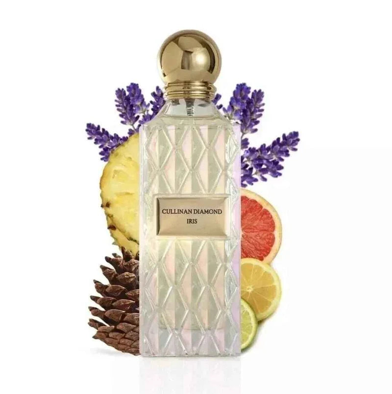 Ibrahim Al Qurashi Cullinan Diamond Iris fragrance packaging