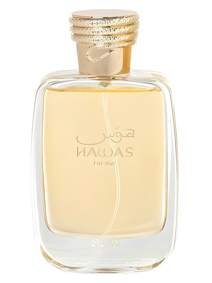 Hawas for Her by Rasasi women’s perfume bottle