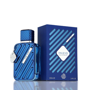 Fragrance World Inizio For Him Perfume – Bergamot, Cardamom, and Musk Notes