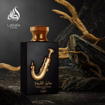 Ishq Al Shuyukh Gold 100ml EDP by Lattafa Pride