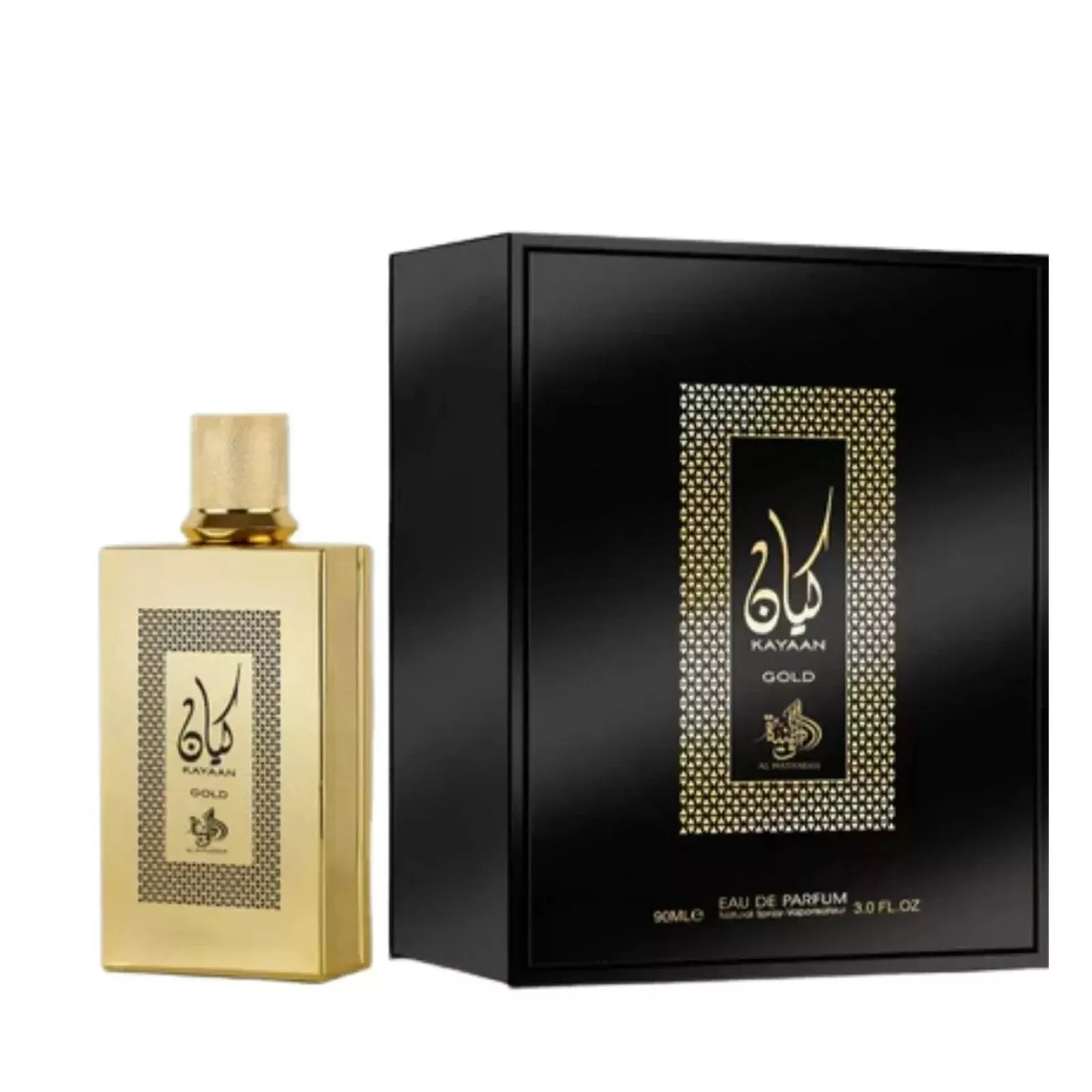 Al Wataniah Kayaan Gold Perfume – Mandarin, Caramel, Amber, and Leather Notes