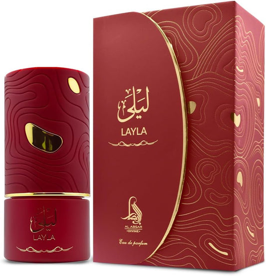 Layla Eau de Parfum 100ml by Al Absar – Fruity Floral Gourmand Perfume
