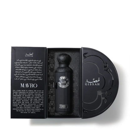 Mavro by Gissah perfume bottle, grapefruit and tonka bean notes