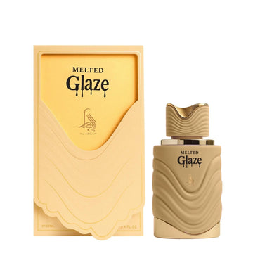 Al Absar Melted Glaze fragrance with apple, caramel, strawberry, and tonka