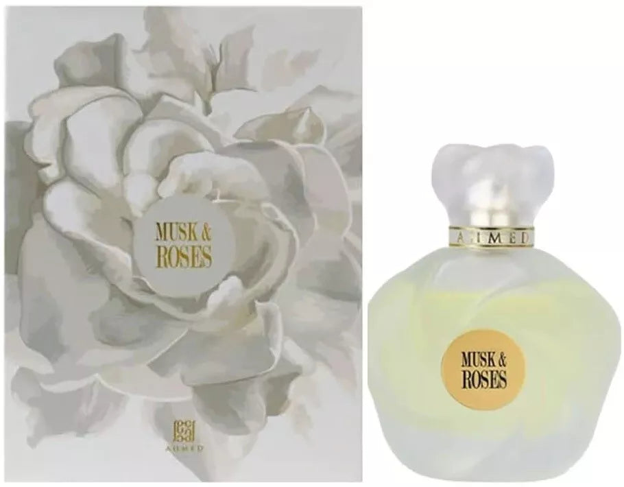 Musk and Roses by Ahmed Al Maghribi perfume with raspberry rose amber notes