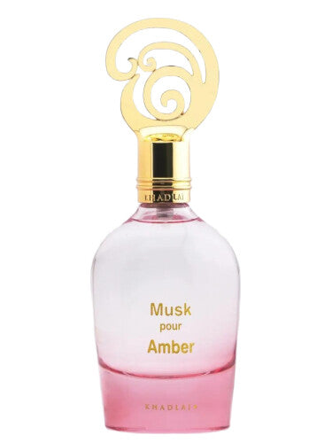 musk pour amber khadlaj bottle