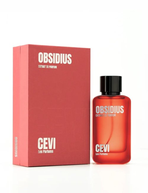 Obsidius by CEVI fragrance bottle leather scent for women and men