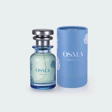 OSMA perfume bottle and packaging on a white background