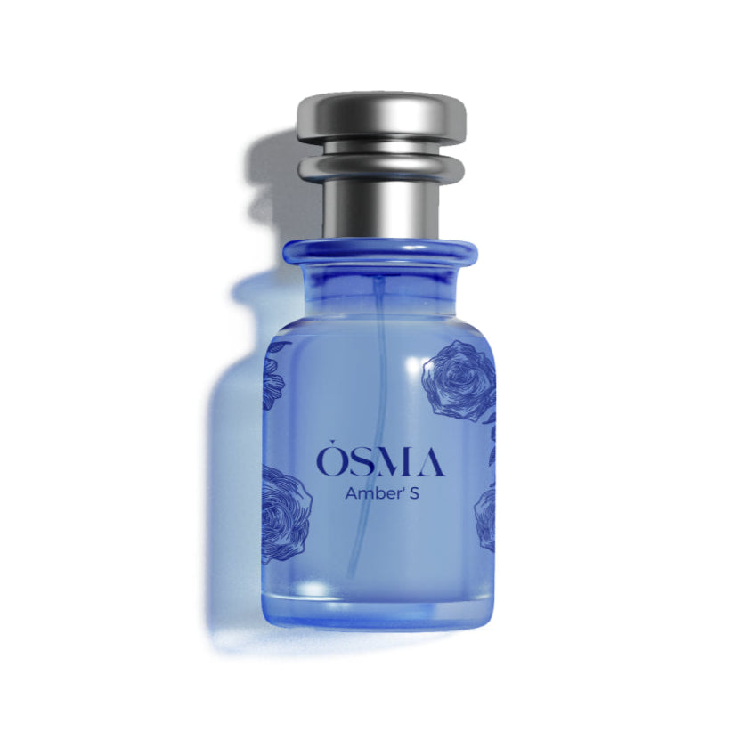 Osma Amber S perfume bottle on a white background