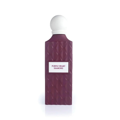 Purple Heart Diamond perfume box - Ibrahim Al Qurashi