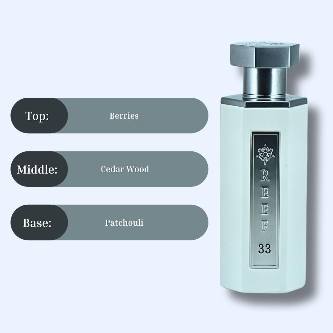 Reef Perfumes Reef 33 White packaging – luxury Arabian unisex perfume