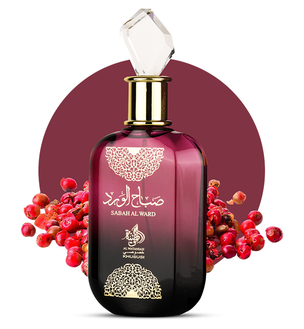 Sabah Al Ward women’s fragrance with orange blossom, jasmine, and vanilla