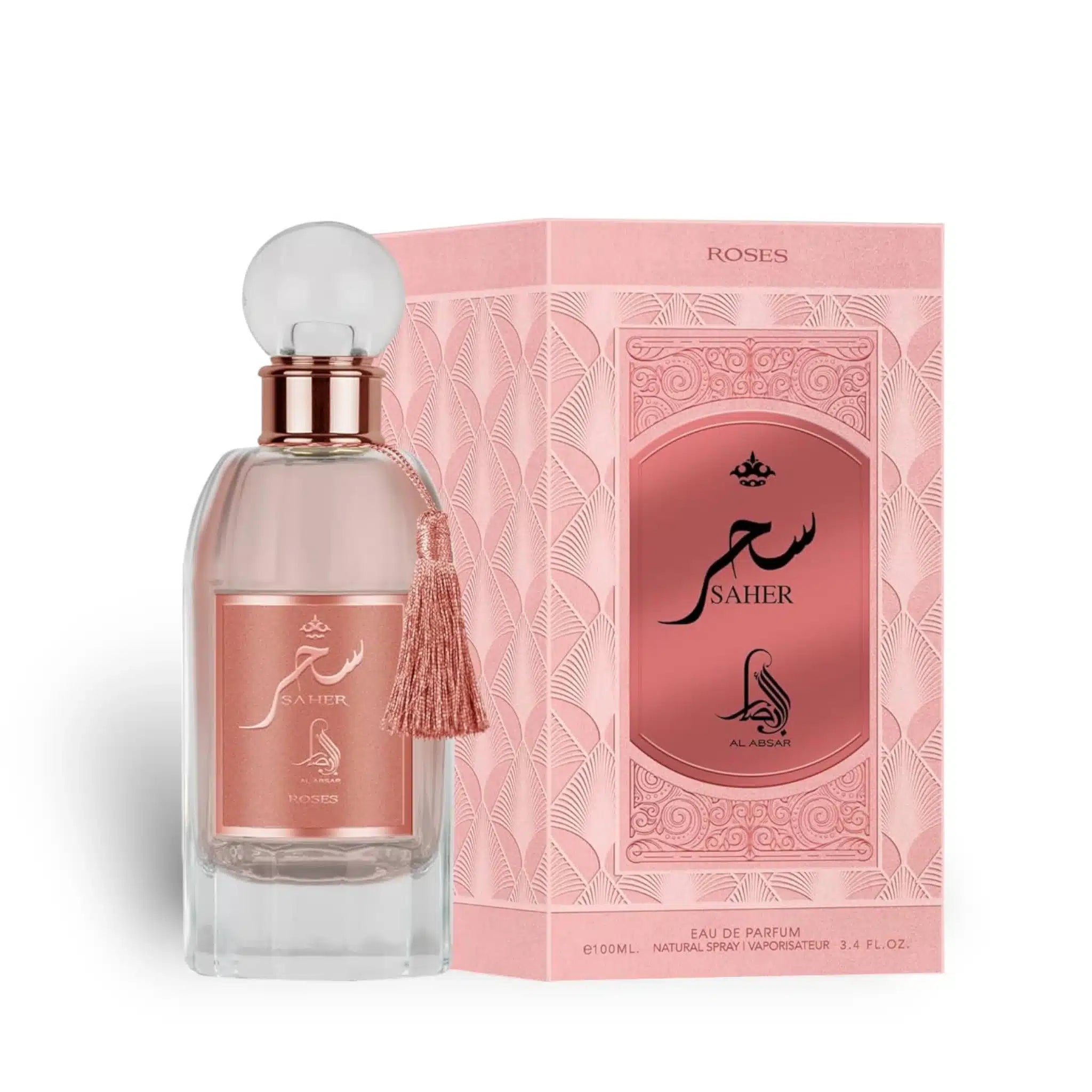 Saher Roses Eau de Parfum 100ml by Al Absar – Dubai Perfume Hub