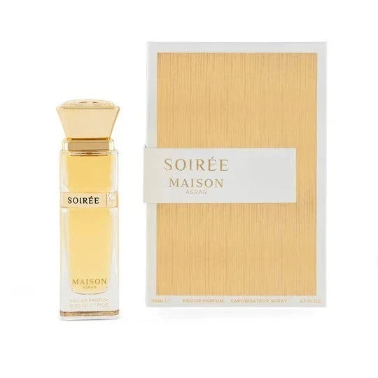 Maison Asrar Soirée Perfume – Vanilla, Toffee, Praline, Apple, Plum Notes
