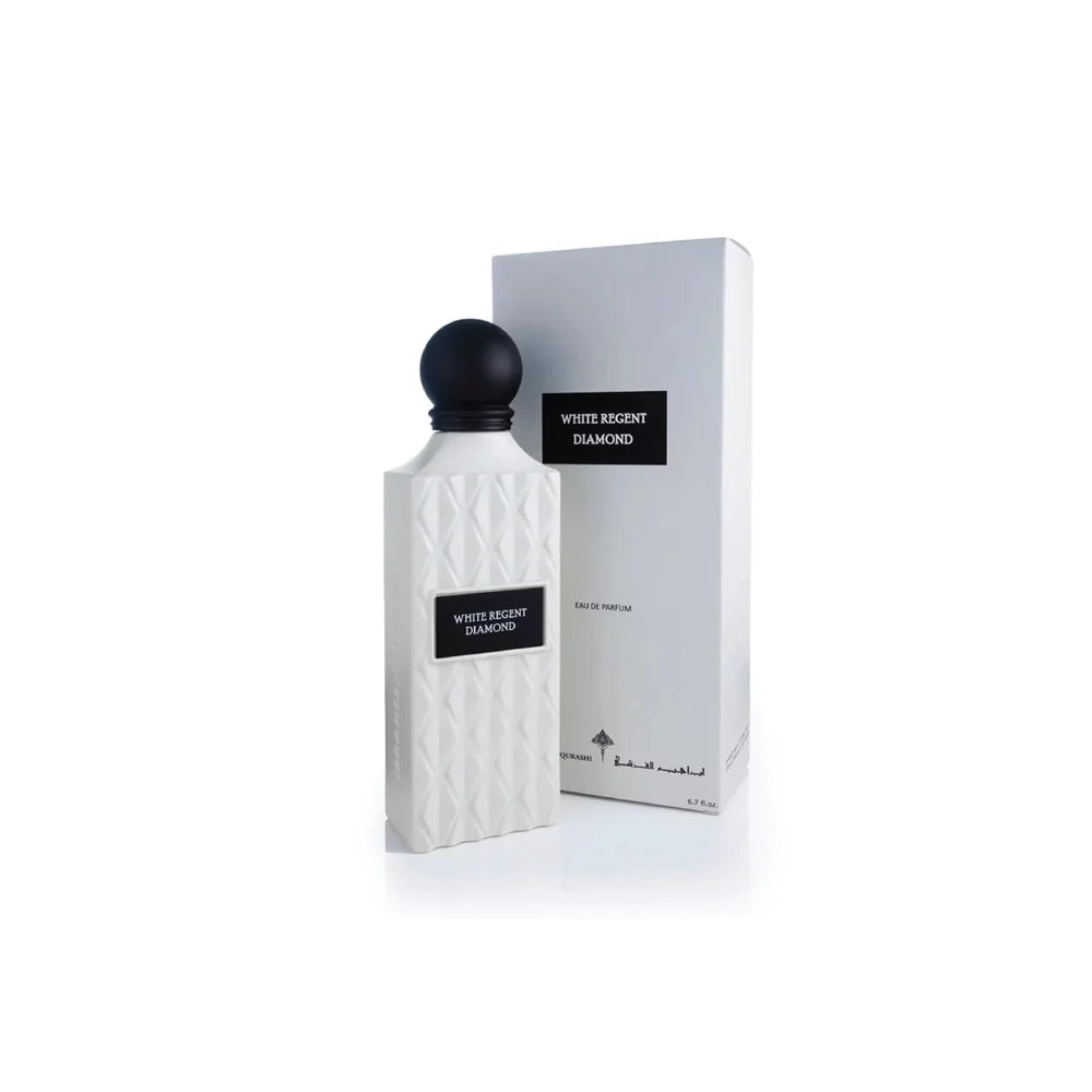 White Regent Diamond perfume box - Ibrahim Al Qurashi